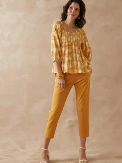 Femme Daxon Blouse à smocks