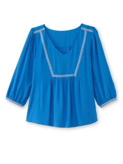 Femme Daxon Blouse ample en crêpe