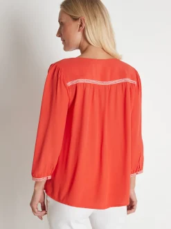 Femme Daxon Blouse ample en crêpe
