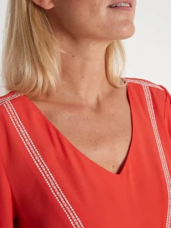 Femme Daxon Blouse ample en crêpe