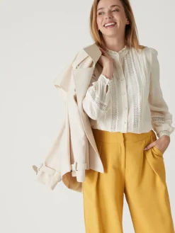 Femme Daxon Blouse col volanté