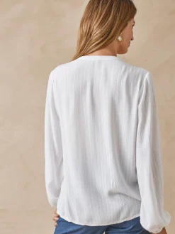 Femme Daxon Blouse en crêpe