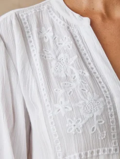 Femme Daxon Blouse en crêpe