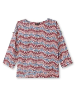 Femme Daxon Blouse en crêpe fluide