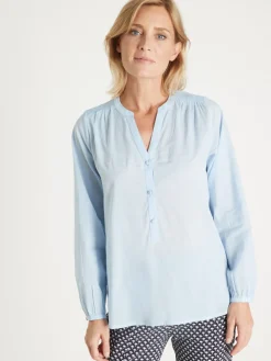 Femme Daxon Blouse en voile de coton