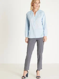 Femme Daxon Blouse en voile de coton