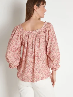 Femme Daxon Blouse encolure carrée