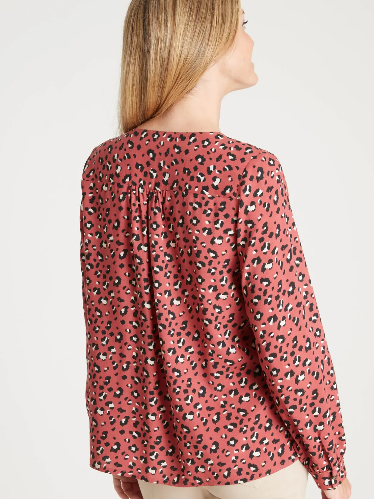 Femme Daxon Blouse fluide encolure V