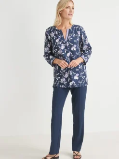 Femme Daxon Blouse fluide manches 3/4