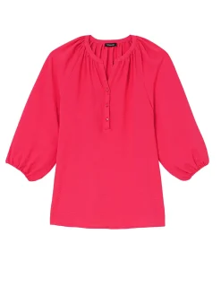 Femme Daxon Blouse fluide manches bouffantes