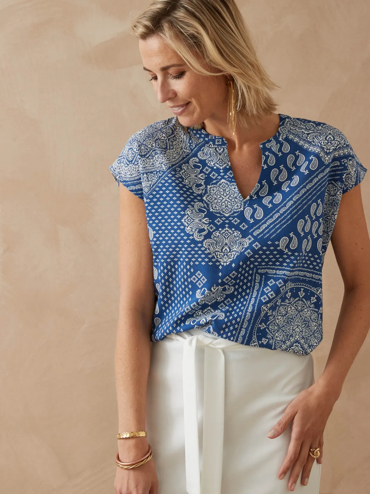 Femme Daxon Blouse fluide manches T