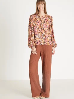 Femme Daxon Blouse manches bouffantes