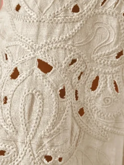 Femme Daxon Blouse manches brodées