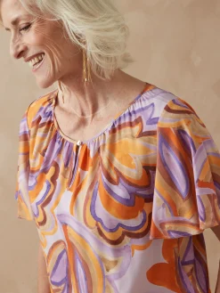 Femme Daxon Blouse manches papillon