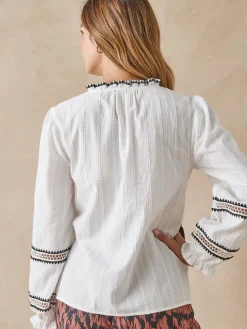 Femme Daxon Blouse raffinée fantaisie