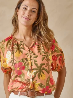 Femme Daxon Blouse toute boutonnée