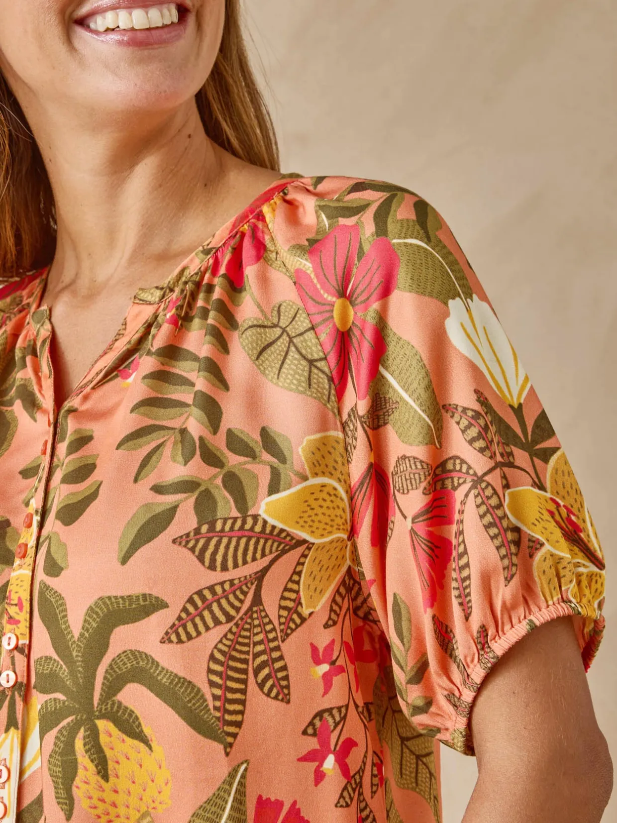 Femme Daxon Blouse toute boutonnée