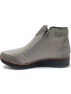 Femme Pédiconfort Boots compensées zippées