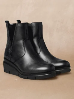 Femme Pédiconfort Boots compenséss talon 5 cm