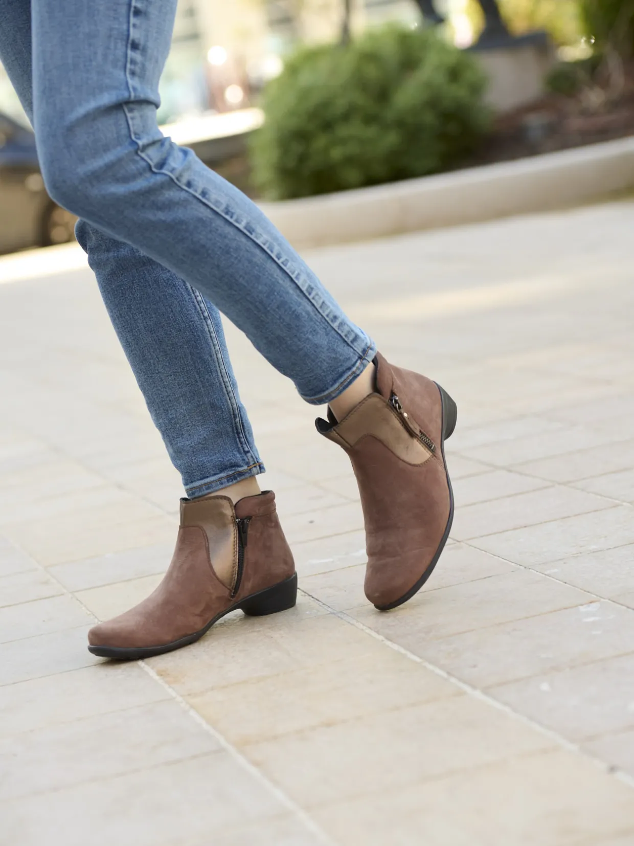 Femme Pédiconfort Boots cuir à aérosemelle® extra larges