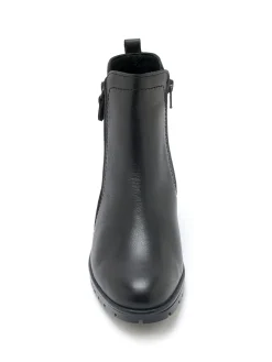 Femme Pédiconfort Boots dessus cuir extra larges