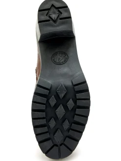 Femme Pédiconfort Boots dessus cuir largeur confort