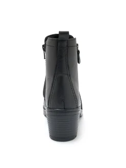 Femme Pédiconfort Boots dessus cuir largeur confort