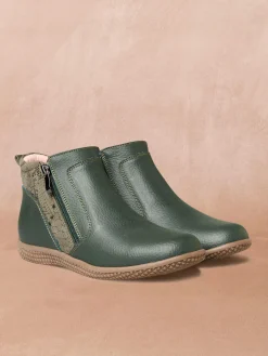 Femme Pédiconfort Boots double zip aérosemelle® amovible