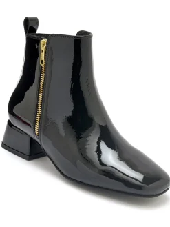 Femme Pédiconfort Boots en cuir verni