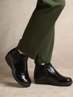 Femme Pédiconfort Boots fourrées aérosemelle® amovible