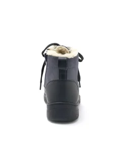 Femme Pédiconfort Boots fourrées cuir velours et caoutchou