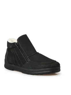 Homme Pédiconfort Boots fourrées double zip