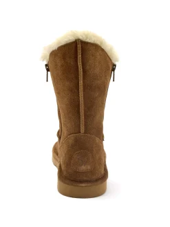 Femme Pédiconfort Boots fourrées double zip