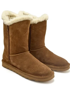 Femme Pédiconfort Boots fourrées double zip