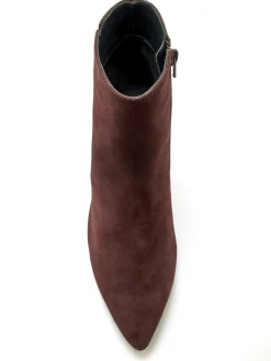 Femme Pédiconfort Boots zippées cuir velours