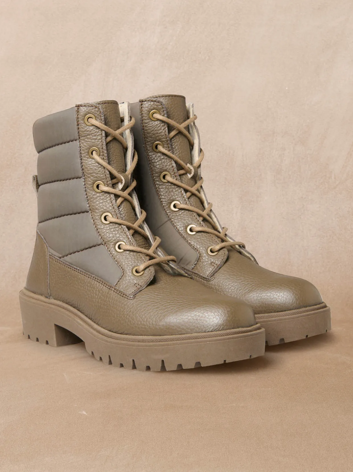 Femme Pédiconfort Boots zippées et lacées doublure suédine