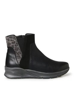 Femme Pédiconfort Boots zippées et élastiquées