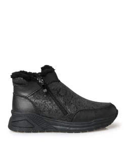 Femme Pédiconfort Boots zippées fourrées