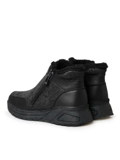 Femme Pédiconfort Boots zippées fourrées