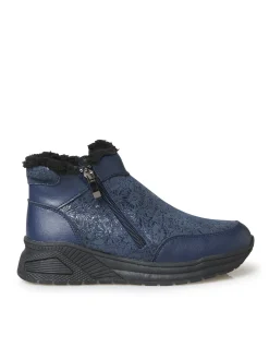 Femme Pédiconfort Boots zippées fourrées