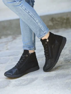 Femme Pédiconfort Boots zippées spécial hallux valgus