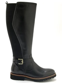 Femme Pédiconfort Bottes tout cuir zip et élastiques