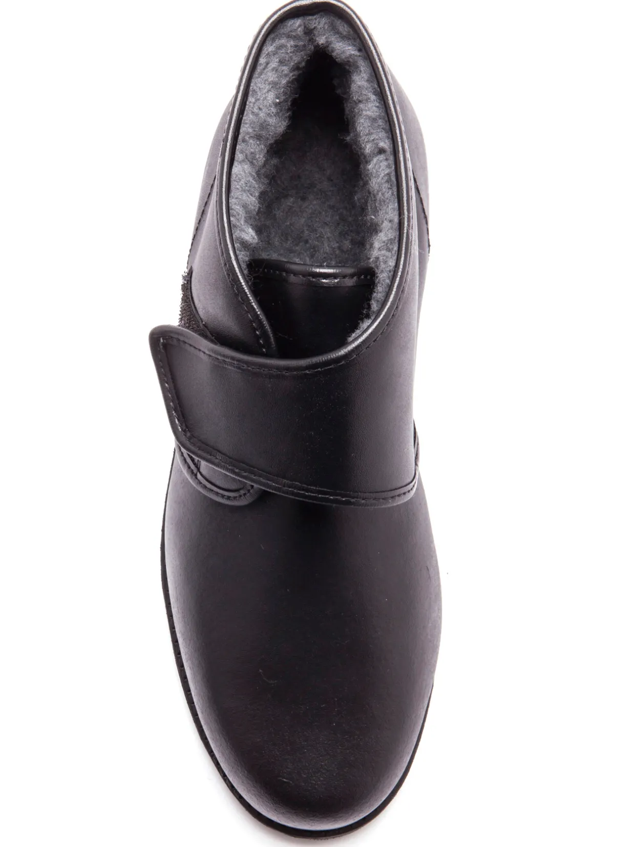 Homme Pédiconfort Bottillons cuir fourrés extra larges