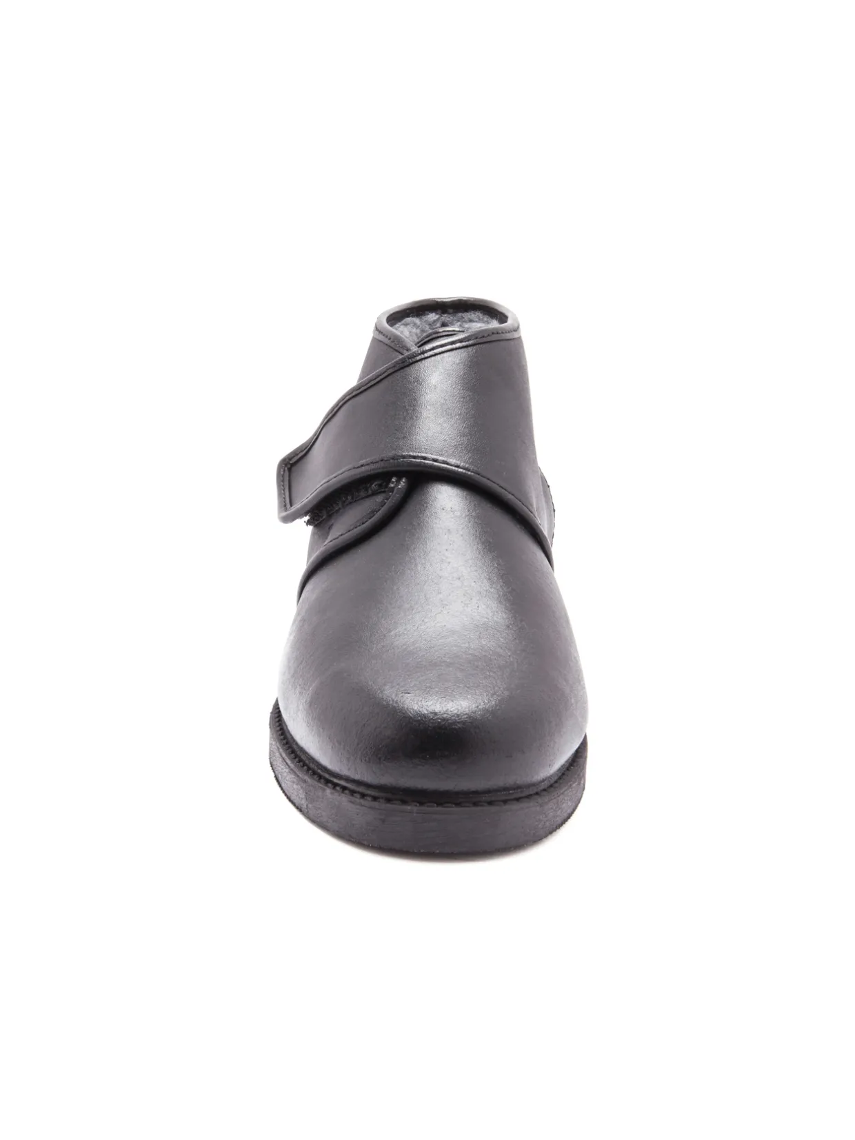 Homme Pédiconfort Bottillons cuir fourrés extra larges