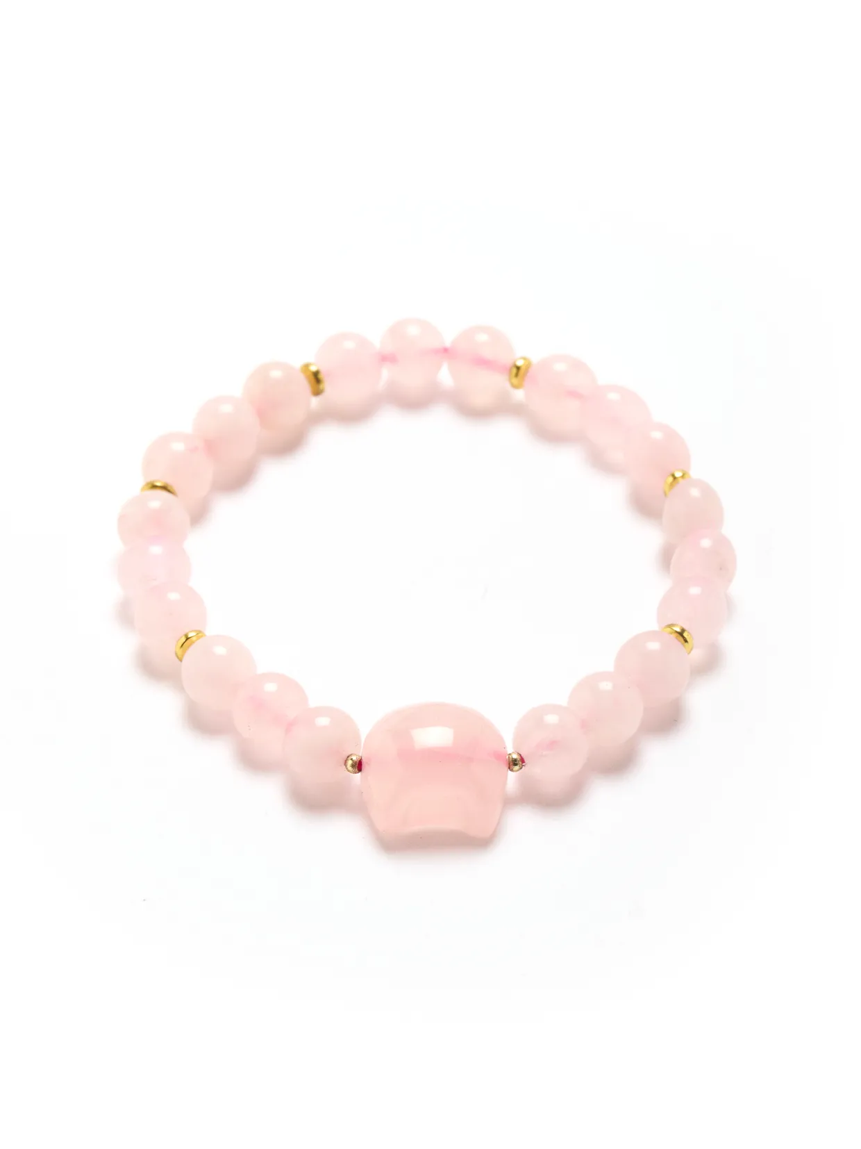 Femme Daxon Bracelet chat et perles quartz