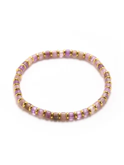 Femme Daxon Bracelet perles améthyste