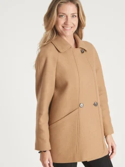 Femme Daxon Caban 50% laine large col