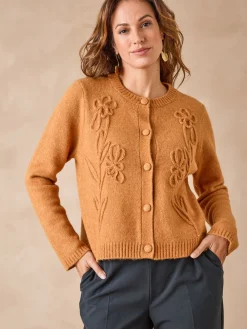 Femme Daxon Cardigan avec alpaga et laine