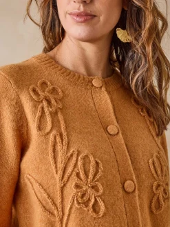 Femme Daxon Cardigan avec alpaga et laine