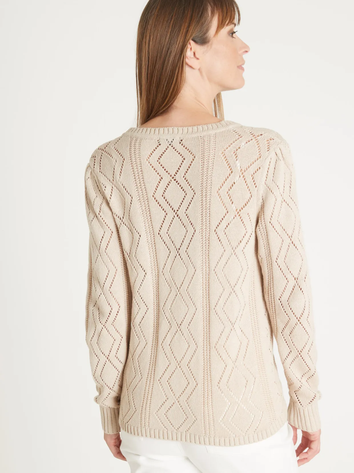 Femme Daxon Cardigan en maille fantaisie